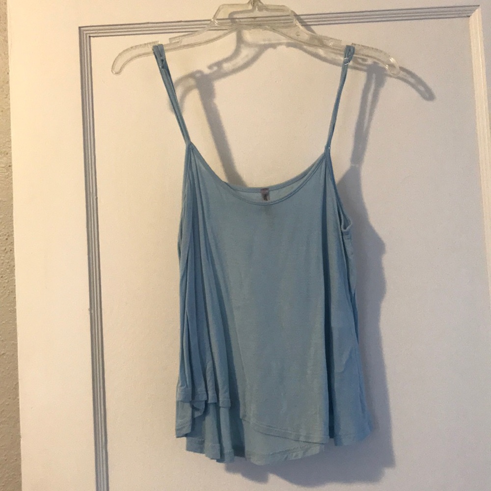 Light blue casual tank